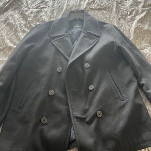 Nautica Men's Classic Double Breasted Peacoat Size XL